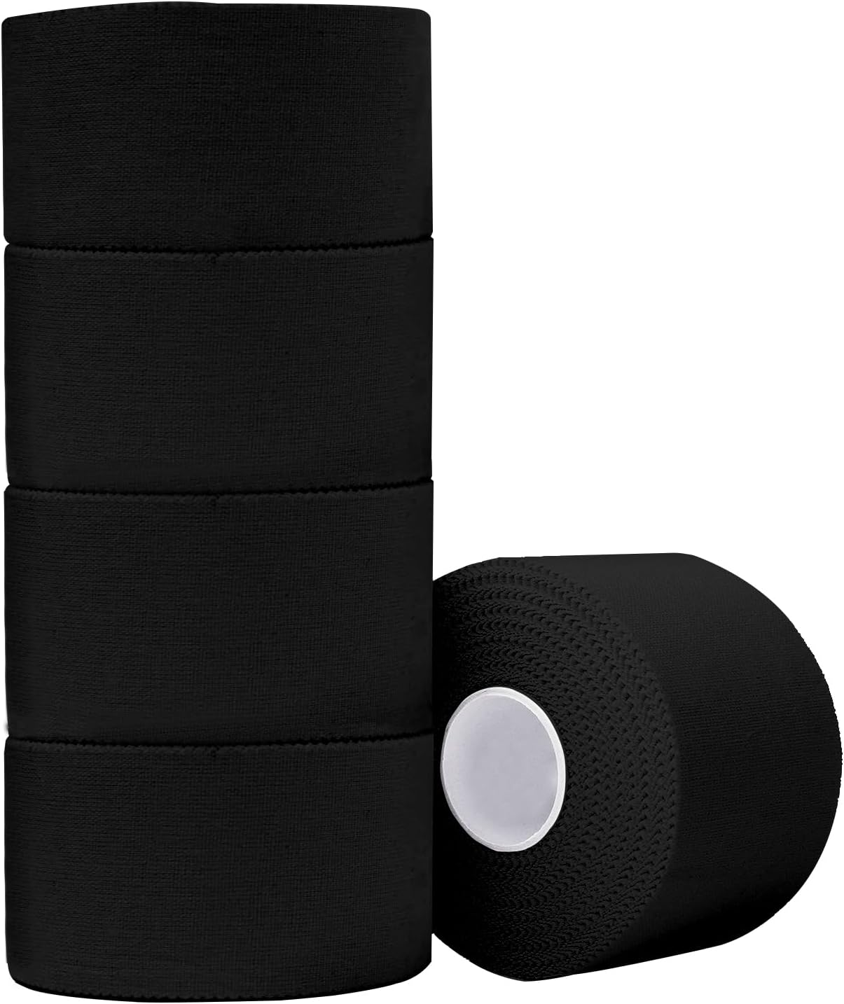 Athletic Sports Tape 5-Pack, Black Strong Adhesive Tape